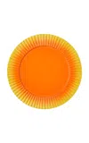 Yinka Ilori Epin Rere Ripple Dinner Plate In Orange