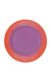 Yinka Ilori Epin Rere Ripple Dinner Plate In Purple