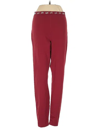 Pre-owned Yitty Active Pants In Burgundy