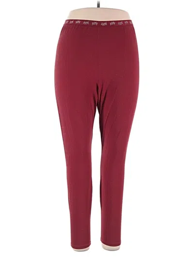 Pre-owned Yitty Active Pants In Burgundy