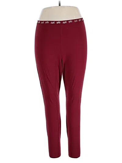 Pre-owned Yitty Active Pants In Burgundy