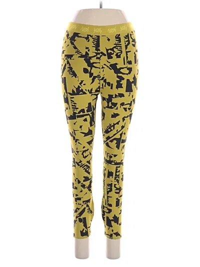 Pre-owned Yitty Active Pants In Yellow