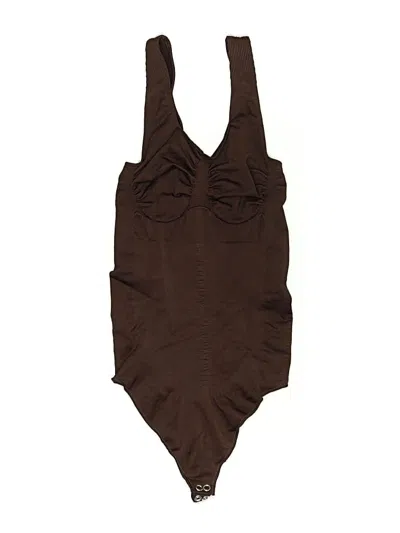 Pre-owned Yitty Bodysuit In Brown