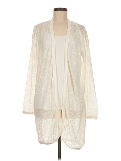 Pre-owned Yitty Cardigan Sweater In White