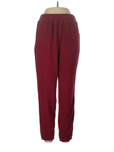 Pre-owned Yitty Casual Pants In Burgundy