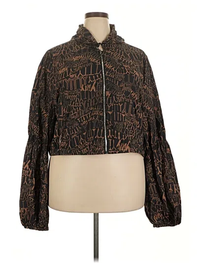 Pre-owned Yitty Jacket In Brown