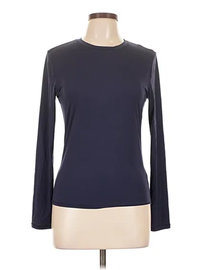 Pre-owned Yitty Long Sleeve Top Blue Boatneck Tops