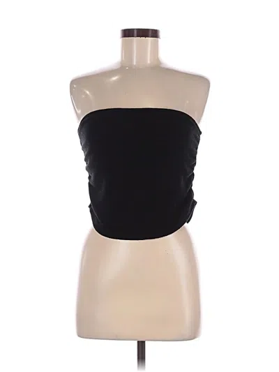 Pre-owned Yitty Tube Top Black Strapless Neckline Tops
