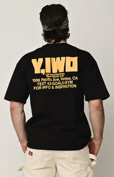 Y,iwo Men's Hardware Standard Pocket T-shirt In Black