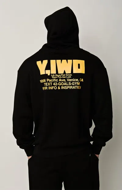 Y,iwo Men's Hardwear Hoodie In Black