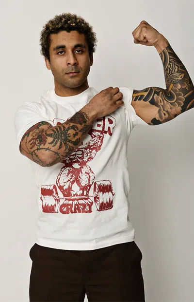 Y,iwo Men's Power Charge T-shirt In White