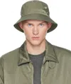 Ylève Khaki Kijima Takayuki Edition Nylon Twill Bucket Hat In 180 Khaki