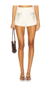 Yllw The Label Cantal Tailored Short In White