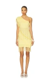 Yllw The Label Fran Beaded Dress In Yellow