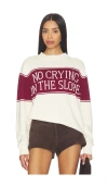 Yllw The Label No Crying On The Slopes Pullover In Multi