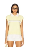 Yllw The Label Stuart Oxford Vest In Yellow