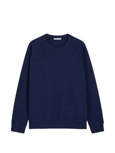 Ymc You Must Create Almost Grown Cotton Sweatshirt In Blue