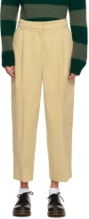 Ymc You Must Create Beige Market Trousers In 20-sand