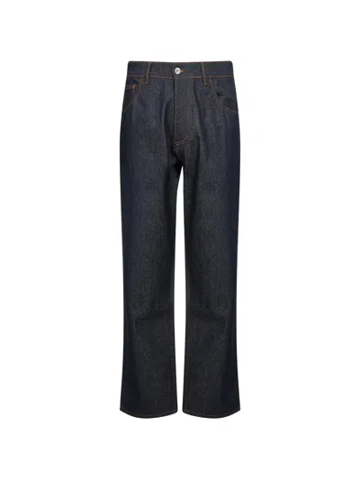 Ymc You Must Create Bez Contrast-stitch Jeans In Black