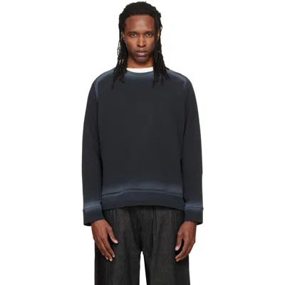 Ymc You Must Create Black Almost Grown Sweatshirt In Blue