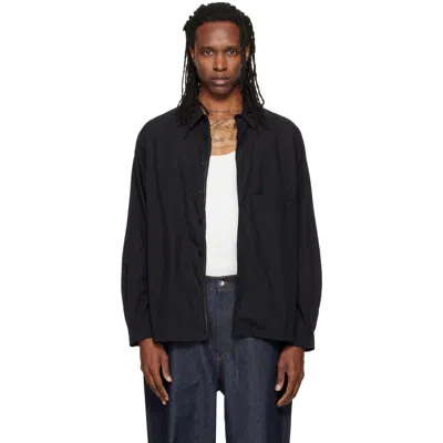 Ymc You Must Create Black Blackout Overshirt