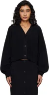 Ymc You Must Create Ymc Black Computer Cardigan In Black