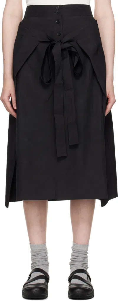 Ymc You Must Create Black George Midi Skirt