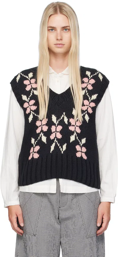Ymc You Must Create Black Heidi Vest In 01-black Multi