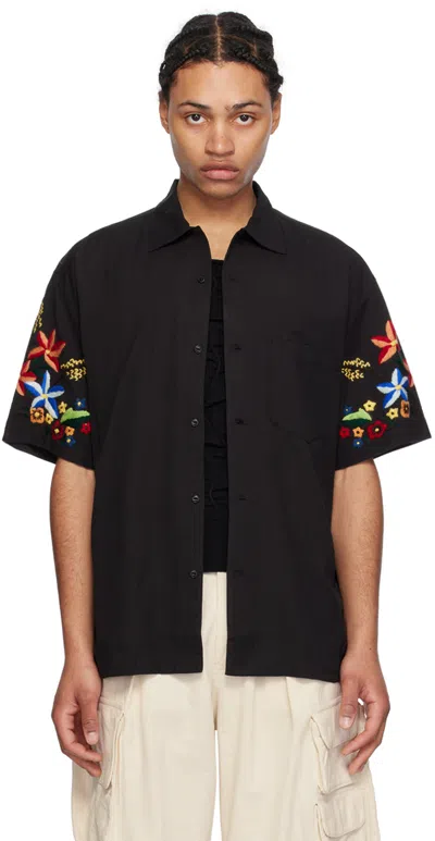 Ymc You Must Create Black Idris Shirt In 01-black