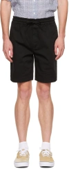 Ymc You Must Create Elasticated Drawstring-waistband Shorts In 01-black