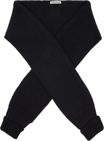 Ymc You Must Create Black Sleeve Scarf