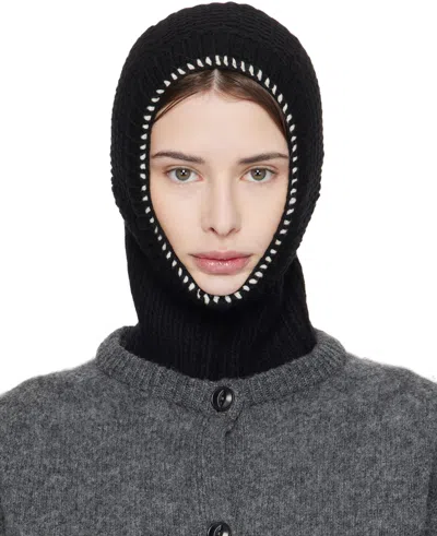 Ymc You Must Create Black Wool Balaclava In 01-black