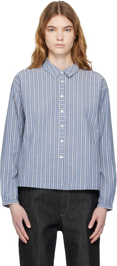 Ymc You Must Create Blue Marianne Shirt