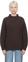 Ymc You Must Create Brown Loretta Sweater In 20-brown