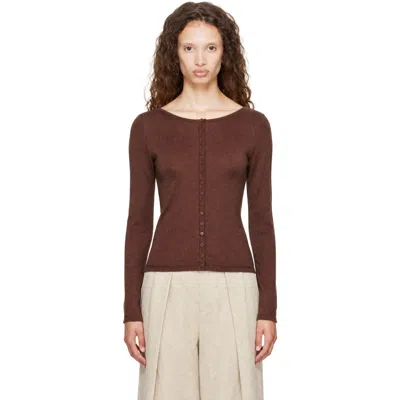 Ymc You Must Create Brown Natalie Cardigan In Multi