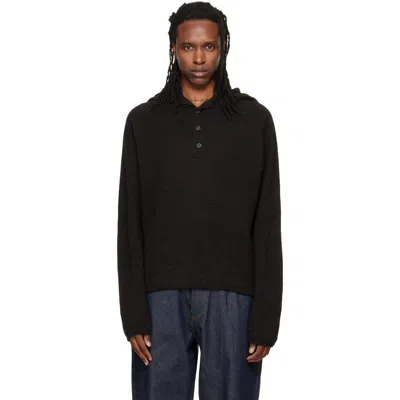 Ymc You Must Create Brown Runaway Neck Sweater