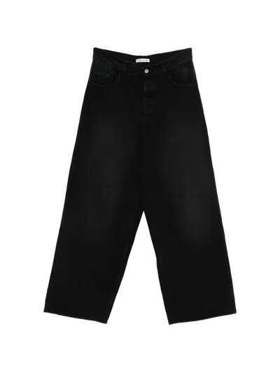 Ymc You Must Create Button-fastening Jeans In Black