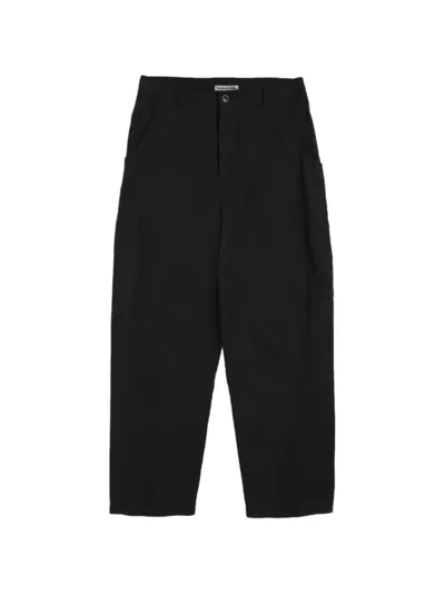 Ymc You Must Create Button-detail Trousers In Black