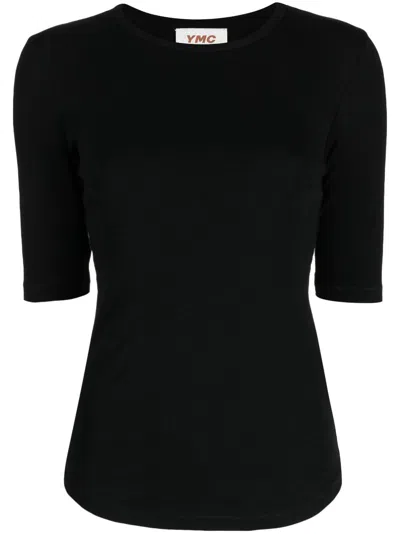 Ymc You Must Create Charlotte Round-neck T-shirt In Black