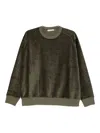 Ymc You Must Create Corduroy Crew-neck Sweater In Green