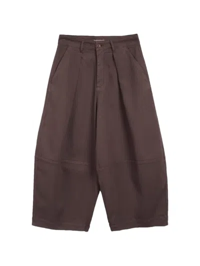 Ymc You Must Create Cotton Trousers In Brown