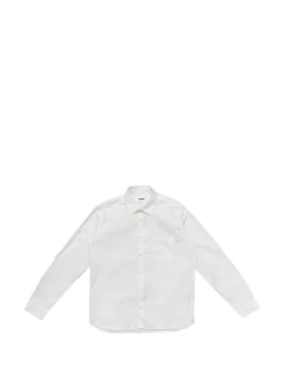 Ymc You Must Create Curtis Chest-pocket Shirt In White