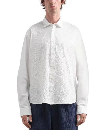 Ymc You Must Create Curtis Cotton Shirt In White