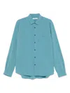 Ymc You Must Create Curtis Shirt In Blue