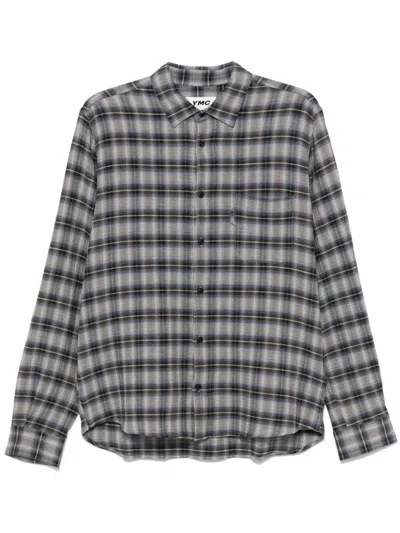 Ymc You Must Create Curtis Shirt In Blue