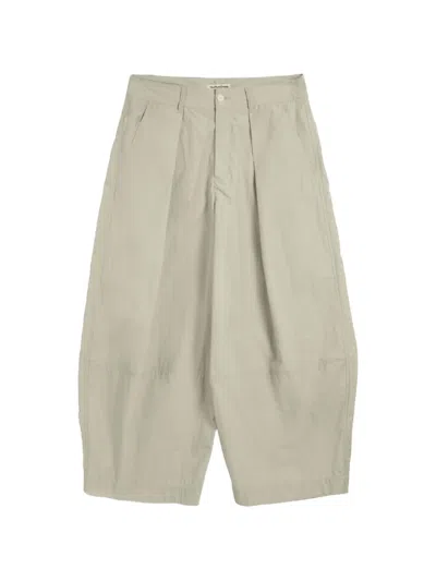 Ymc You Must Create Deadbeat Pleated Trousers In Neutral