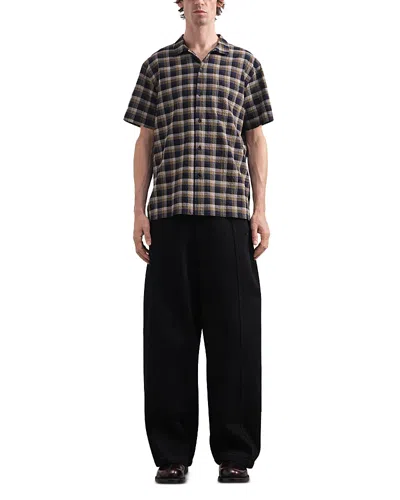 Ymc You Must Create Displaced Seam Baggy Jeans In Black