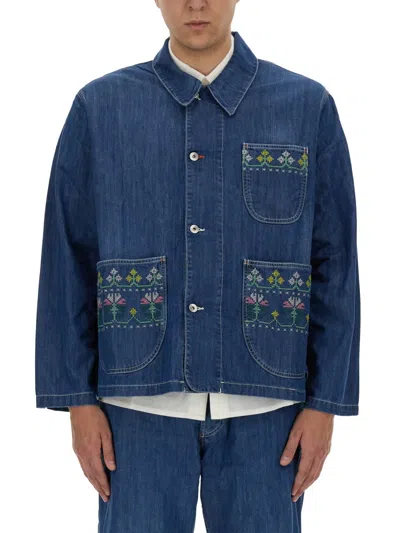 Ymc You Must Create Labour Chore Jacket In Blue