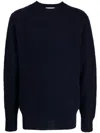 Ymc You Must Create Shrank Raglan-sleeved Sweatshirt In Blue