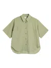 Ymc You Must Create Eva Checked Shirt In Green